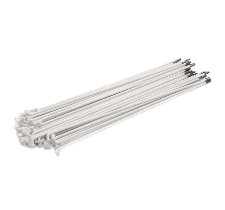 STAINLESS STEEL SPOKES 182MM WHITE 40PC