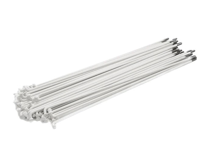 STAINLESS STEEL SPOKES 186MM WHITE 40PC