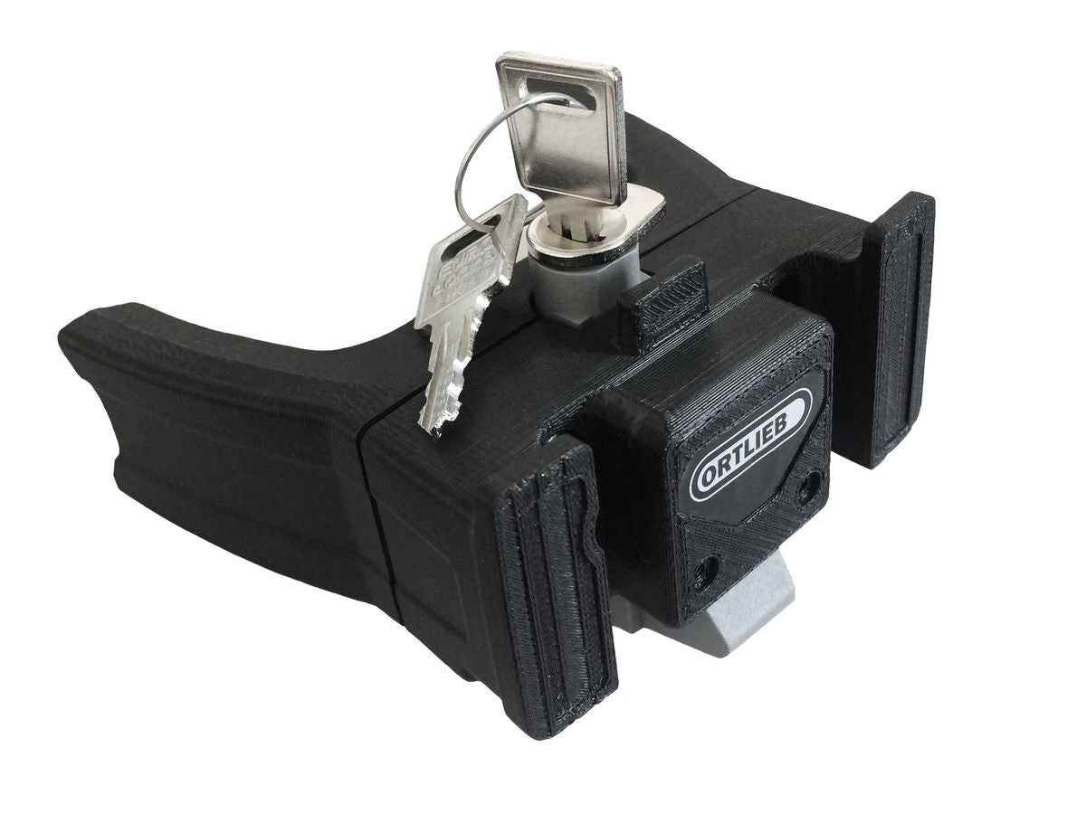 ORTLIEB PART HANDLEBAR BAG ULTIMATE6 MOUNTING SET E-BIKE W.LOCK BLACK (SINGLE)