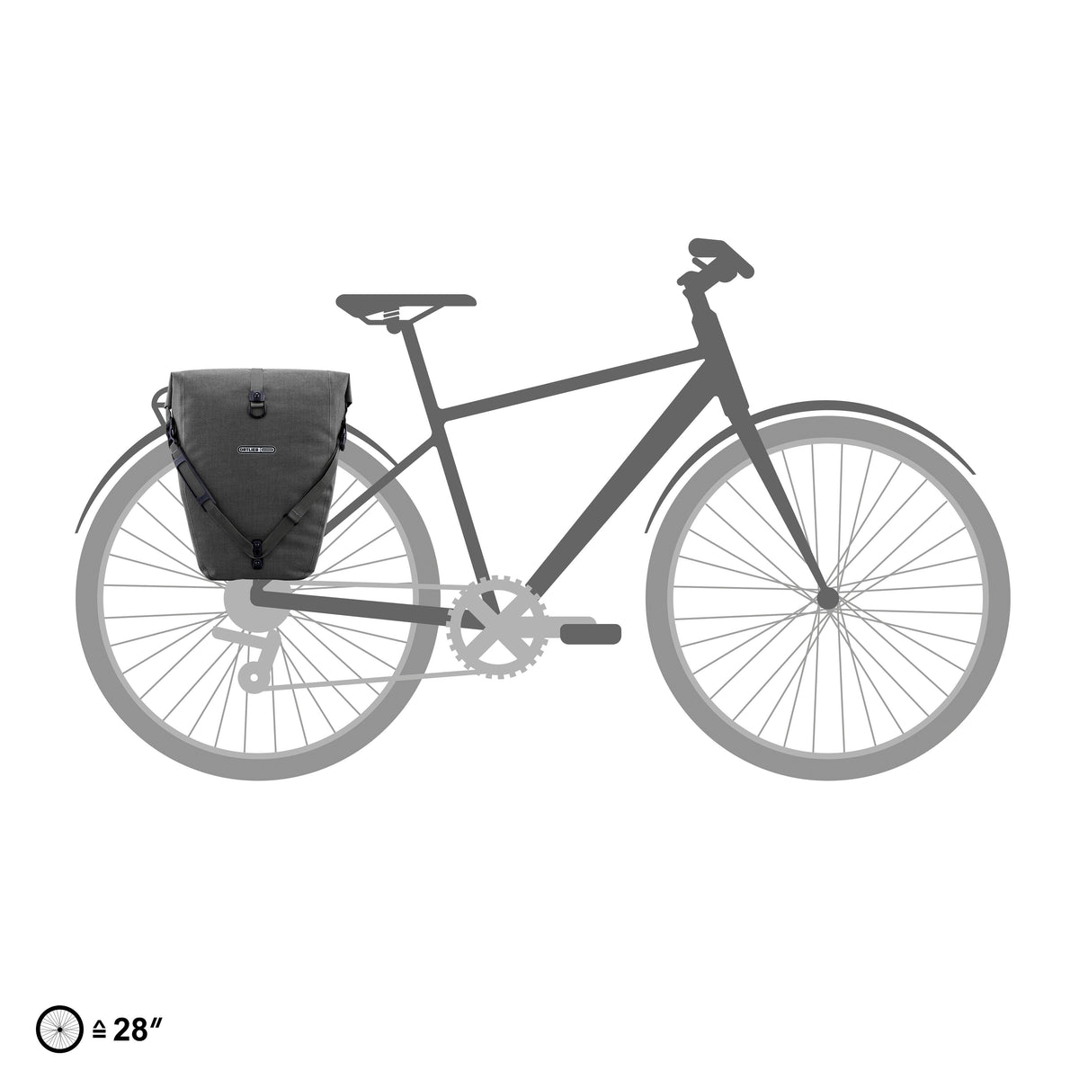 ORTLIEB PANNIER BACK-ROLLER URBAN QL3.1 PEPPER 20L