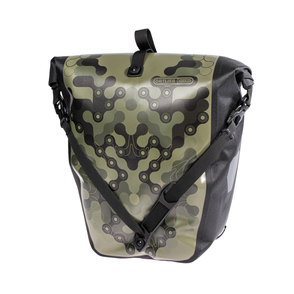 Ortlieb Pannier Back-Roller- Olive/Black Camo Chain 20L