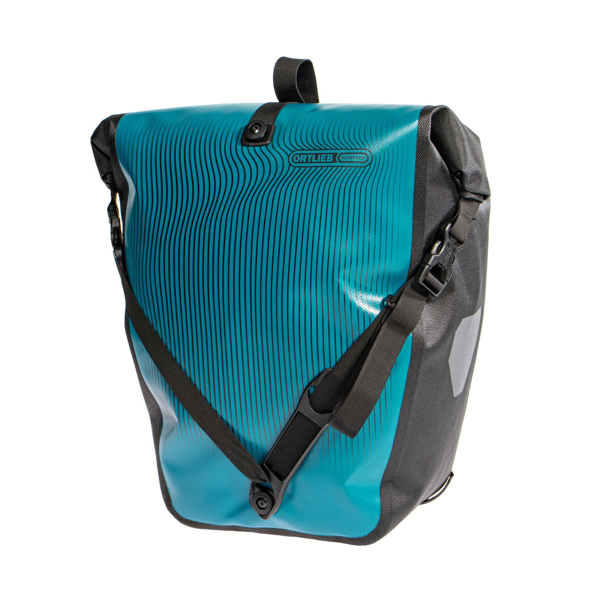 Ortlieb Pannier Back-Roller- Petrol/Black Wave Lines 20L