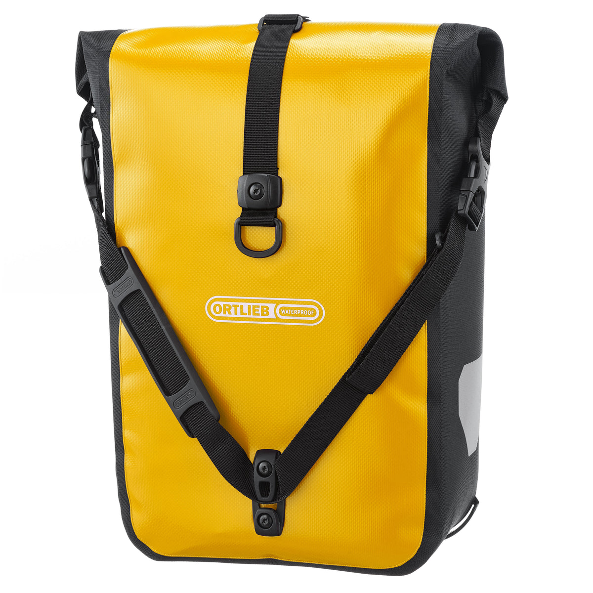 ORTLIEB PANNIER TOURING SPORT ROLLER CLASSIC QL2.1 SUNYELLOW BLACK 25L