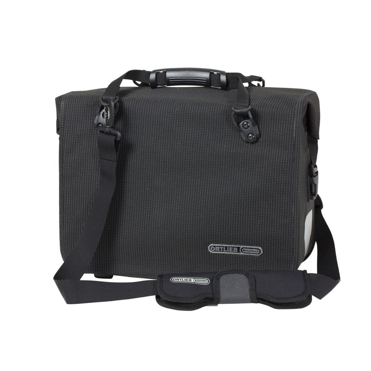 ORTLIEB PANNIER HIGH VISIBILITY OFFICE BAG PVC FREE QL2.1 BLACK 21L