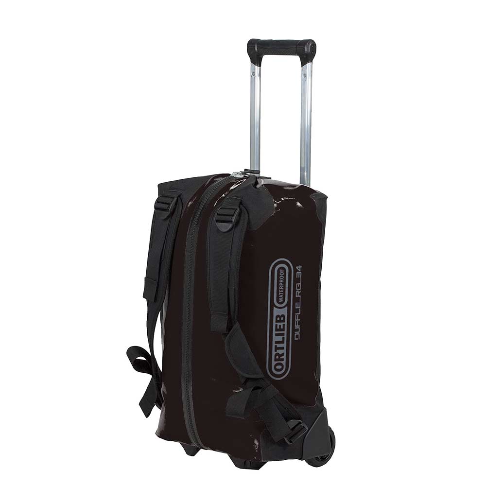 ORTLIEB TRAVEL BAG DUFFLE RG (WITH TELESCOPIC HANDLE) BLACK 34L