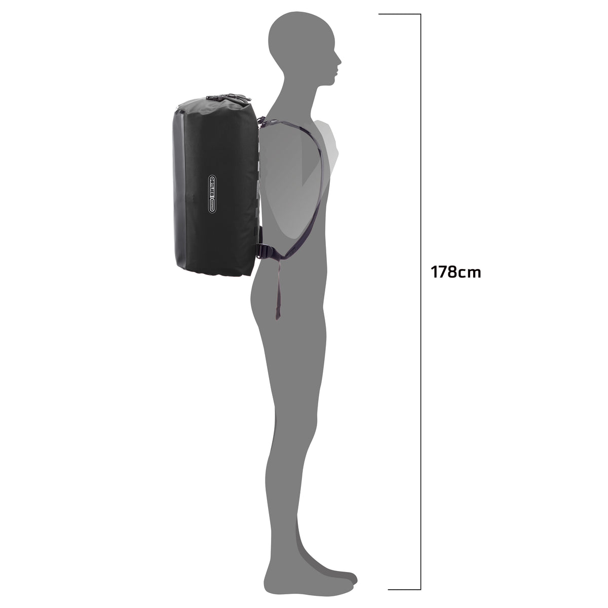 ORTLIEB TRAVEL BAG DUFFLE LITE BLACK 40L
