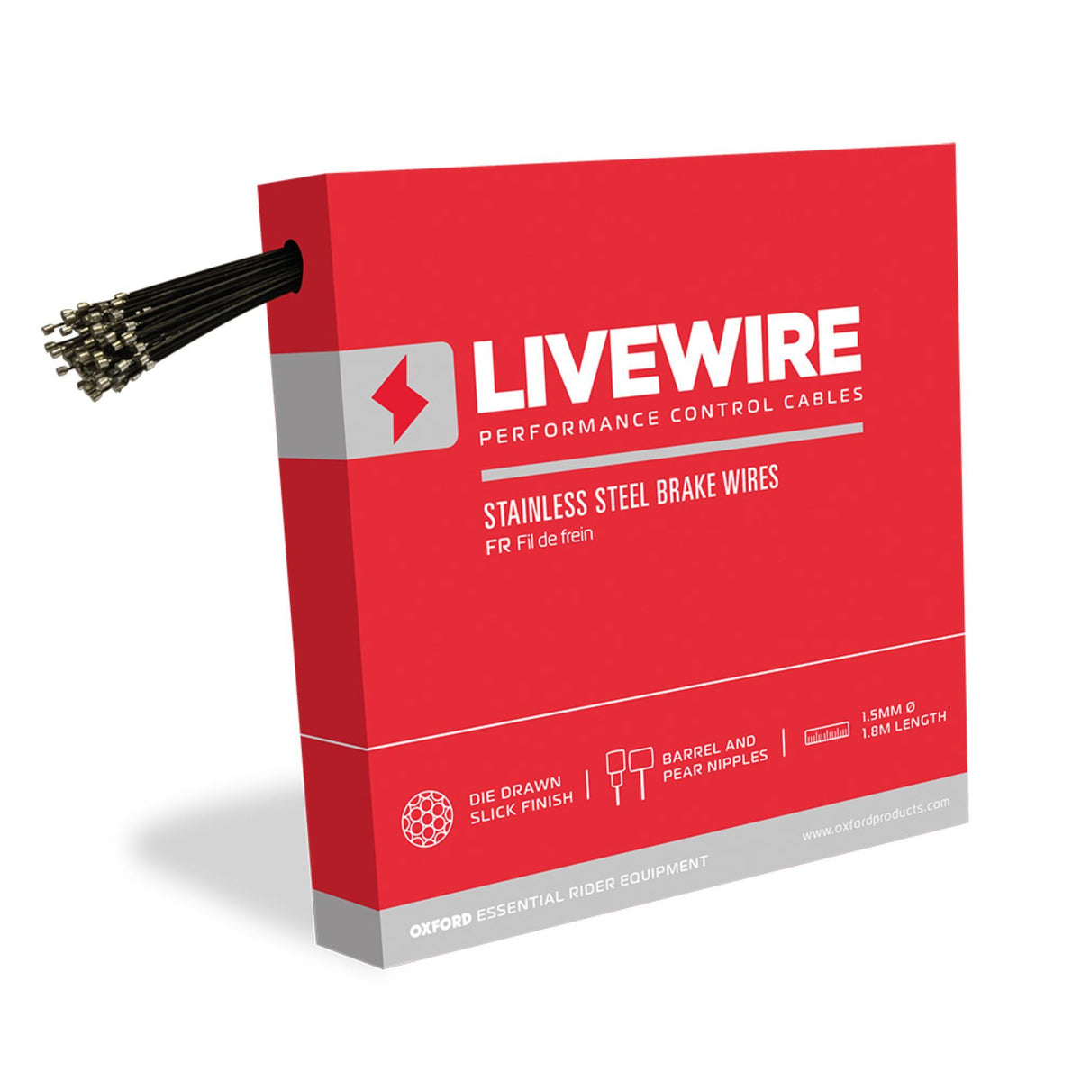100 x Galvanised Barrel Only Brake Wire