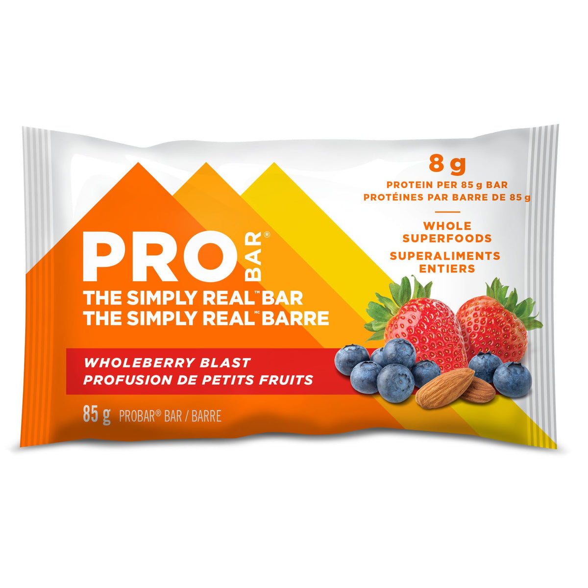 PROBAR SIMPLY REAL BAR WHOLE BERRY BLAST (12 UNIT CASE)