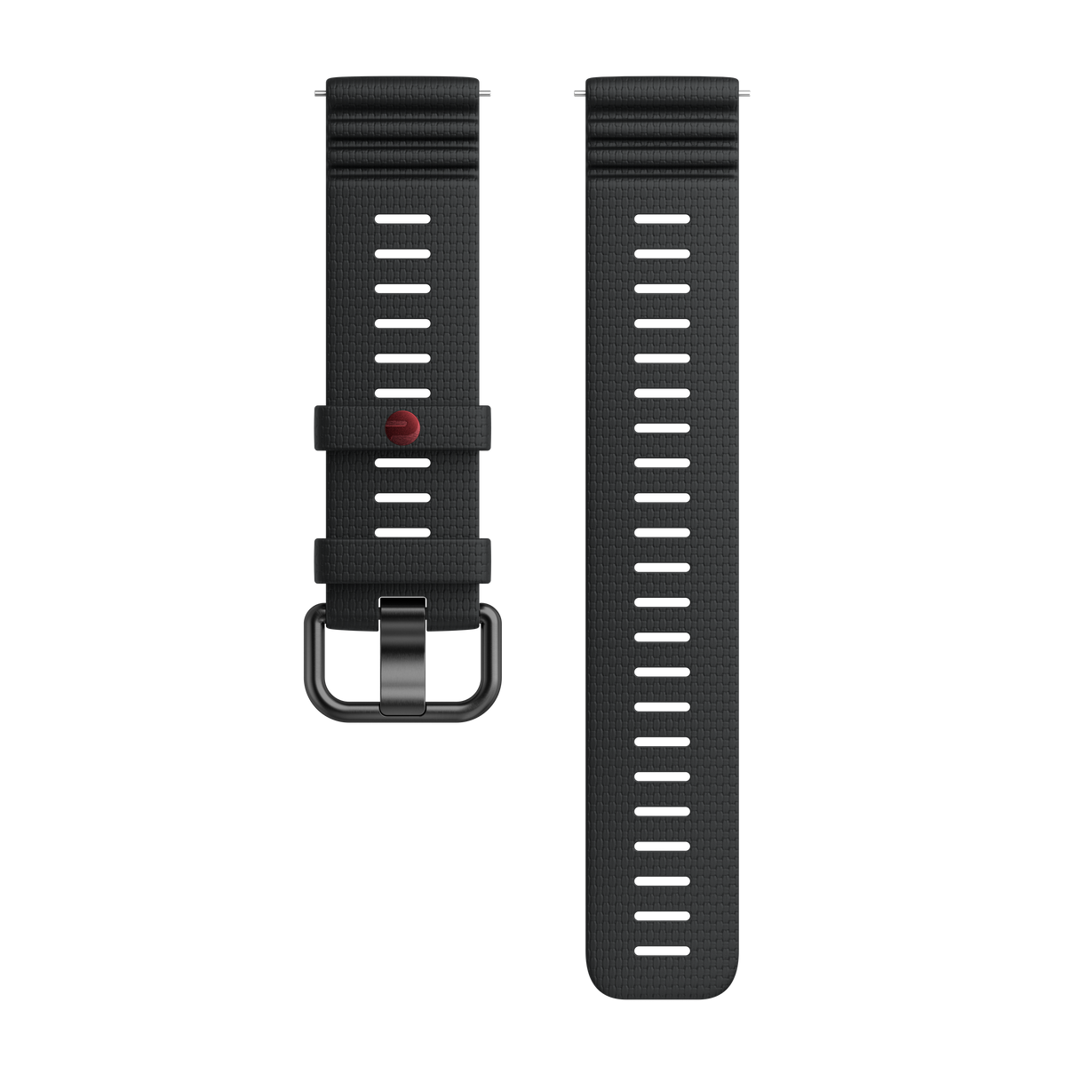 POLAR WRIST BAND 22MM SIL BLK S-L