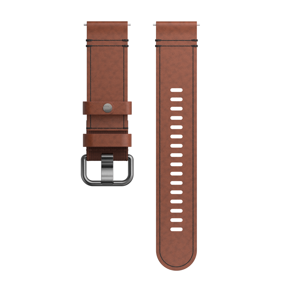 POLAR WRIST BAND 22MM LTHR BRNZ M/L