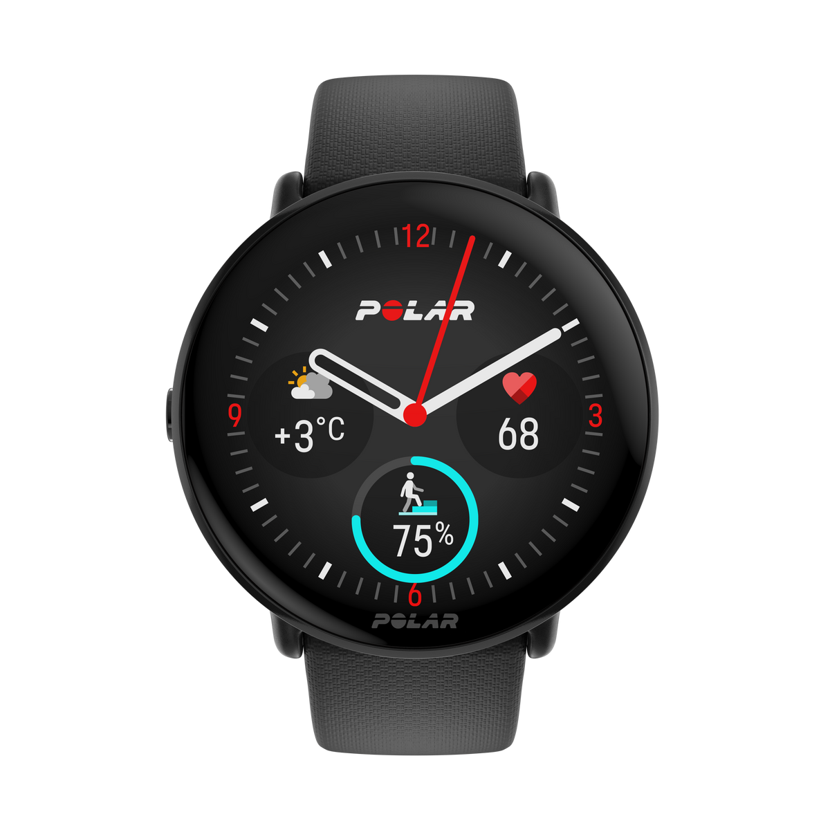 POLAR IGNITE 3 NIGHT BLACK S-L