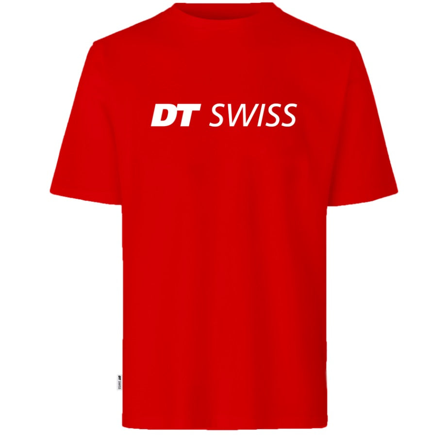 T-SHIRT RED MD DT SWSS CLASSIC LOGO