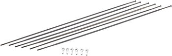PR 1400 DIC OXIC BLK SPOKE REPL KIT F+R