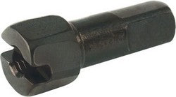 PROLOCK HEXAGONAL ALUM NIPPLE2.0X14MM 100PCS BLK