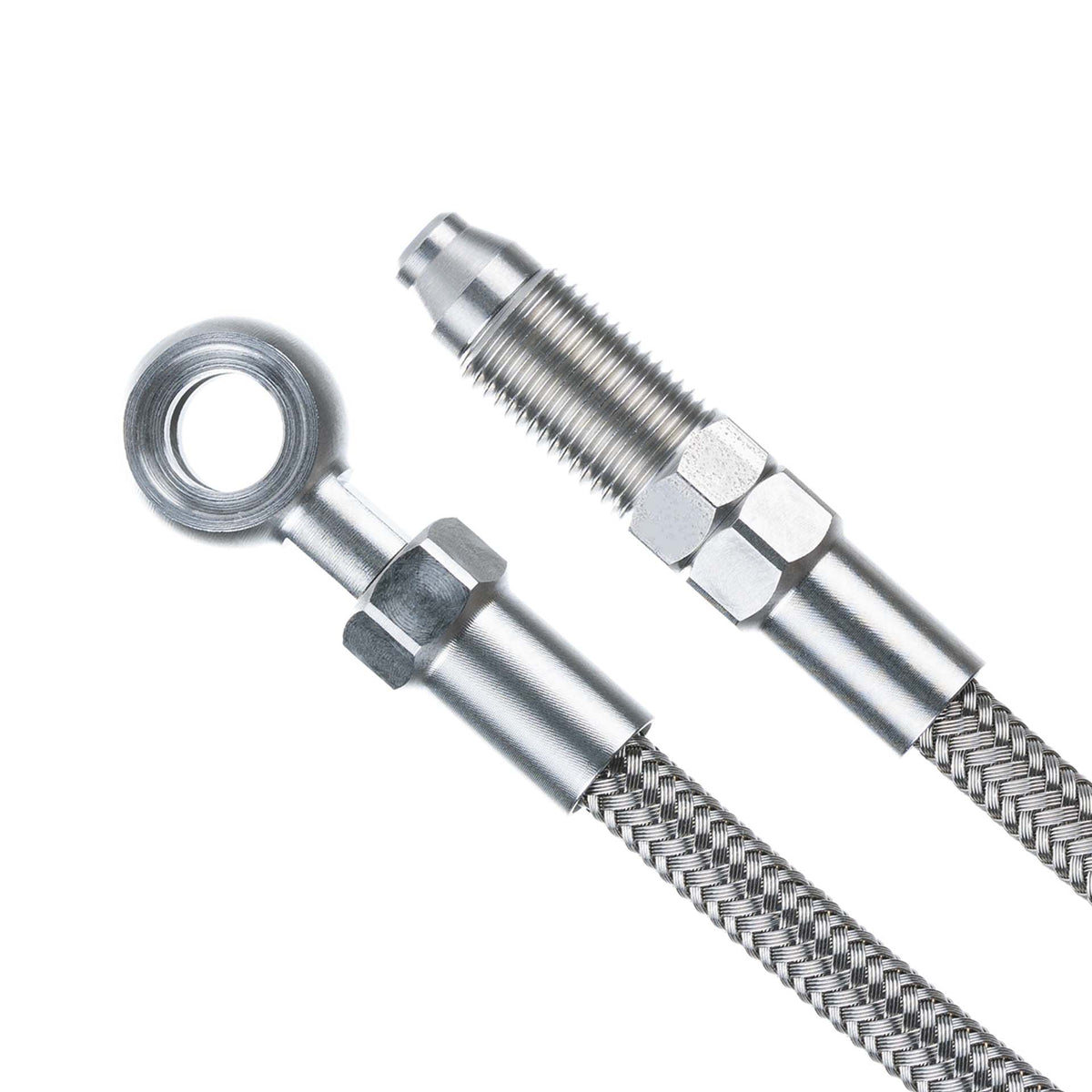 HOSE KIT STRGT M8 SIL/BANJO SIL GDR RAW 90