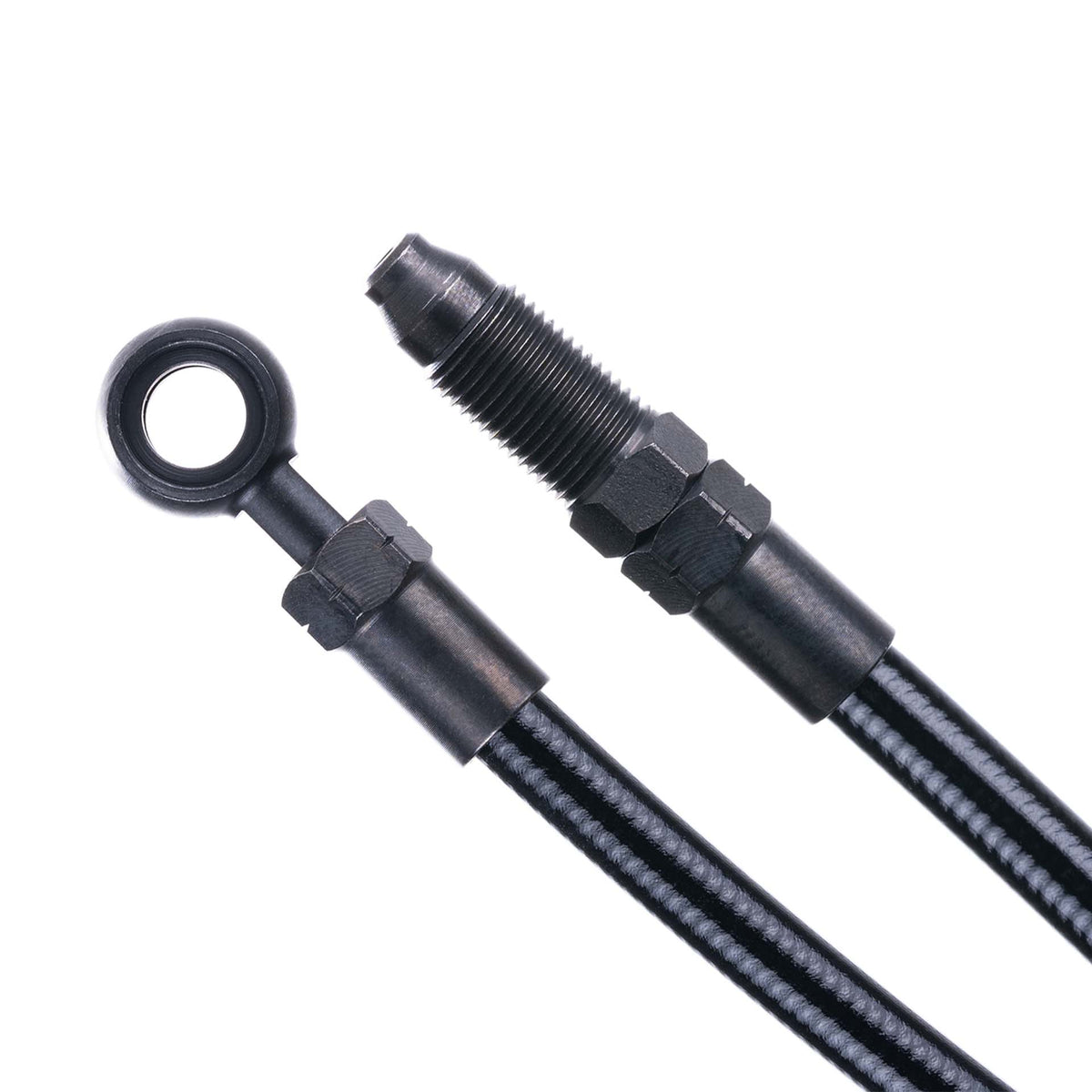 HOSE KIT STRGT M8 BLK/BANJO BLK GDR BLK 17