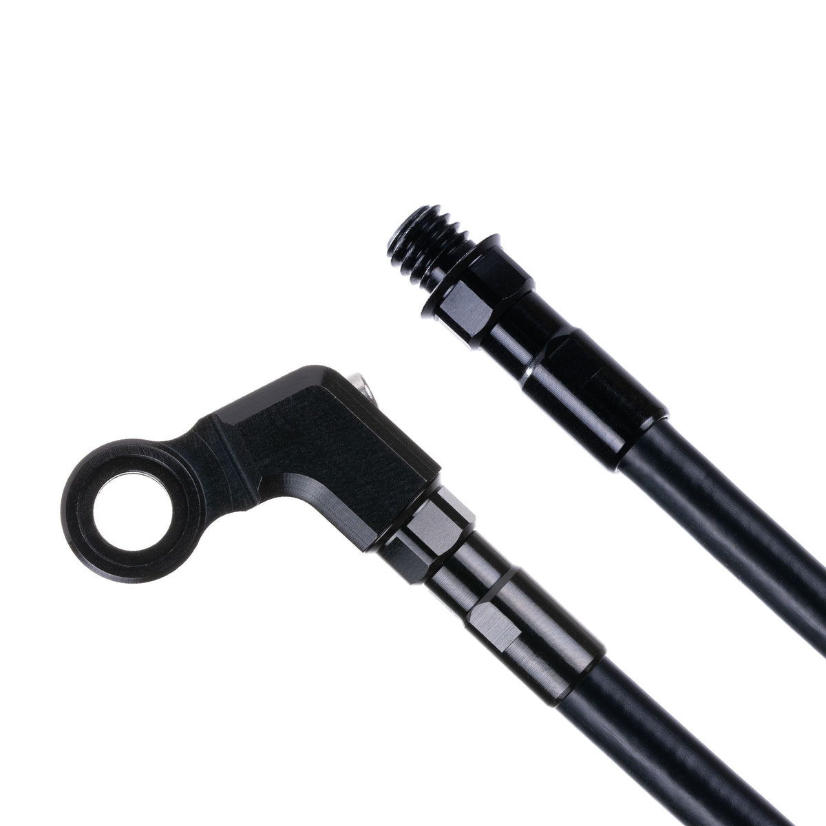 HOSE KIT ANGLED BLK/STRGT M6 BLK KEV 900