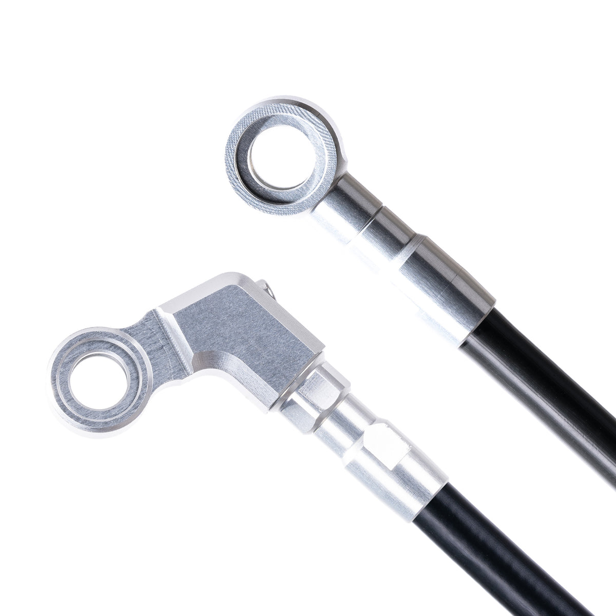 HOSE KIT ANGLED SIL/ BANJO SIL KEV 1700MM