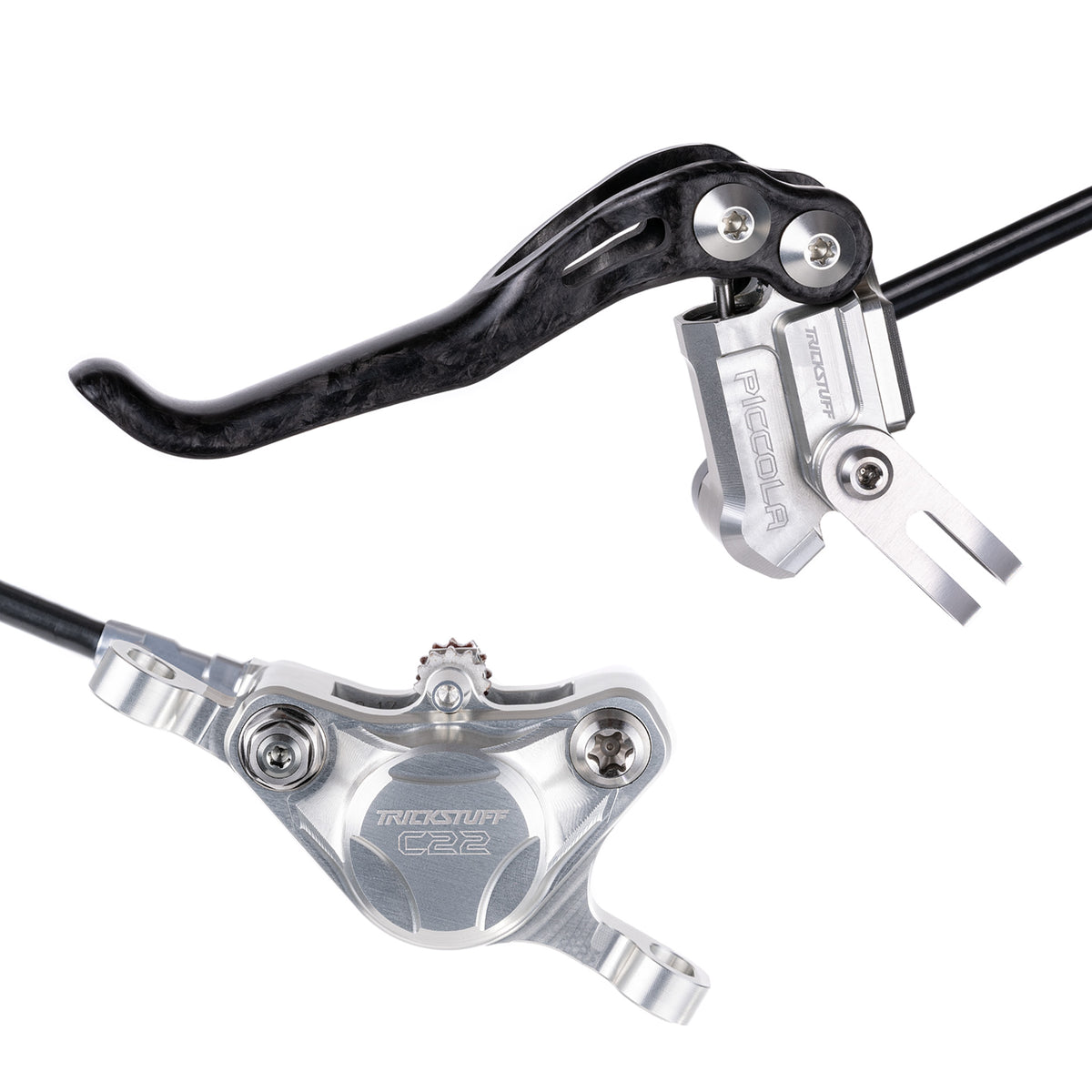 PICCOLA SILVER KEVLAR 2PISTON POST MOUNT