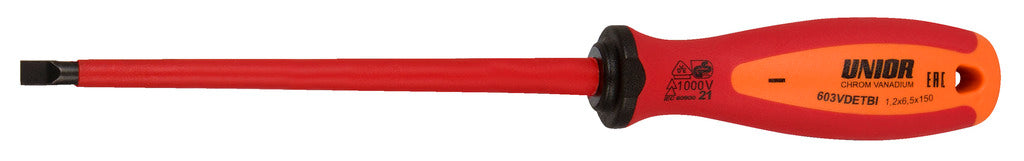 SCREWDRIVER W INS. BLD VDE TBI 0.4 X 2.5 X 75