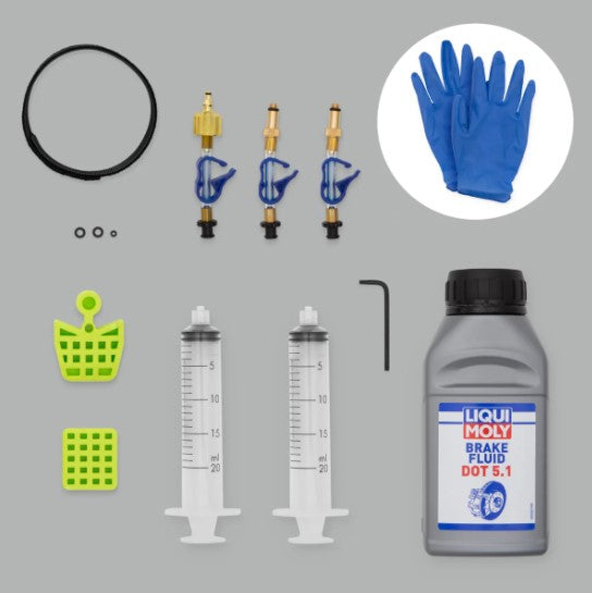 SRAM ULTIMATE BLEED KIT- ALL FITTINGS W DOT 5.1