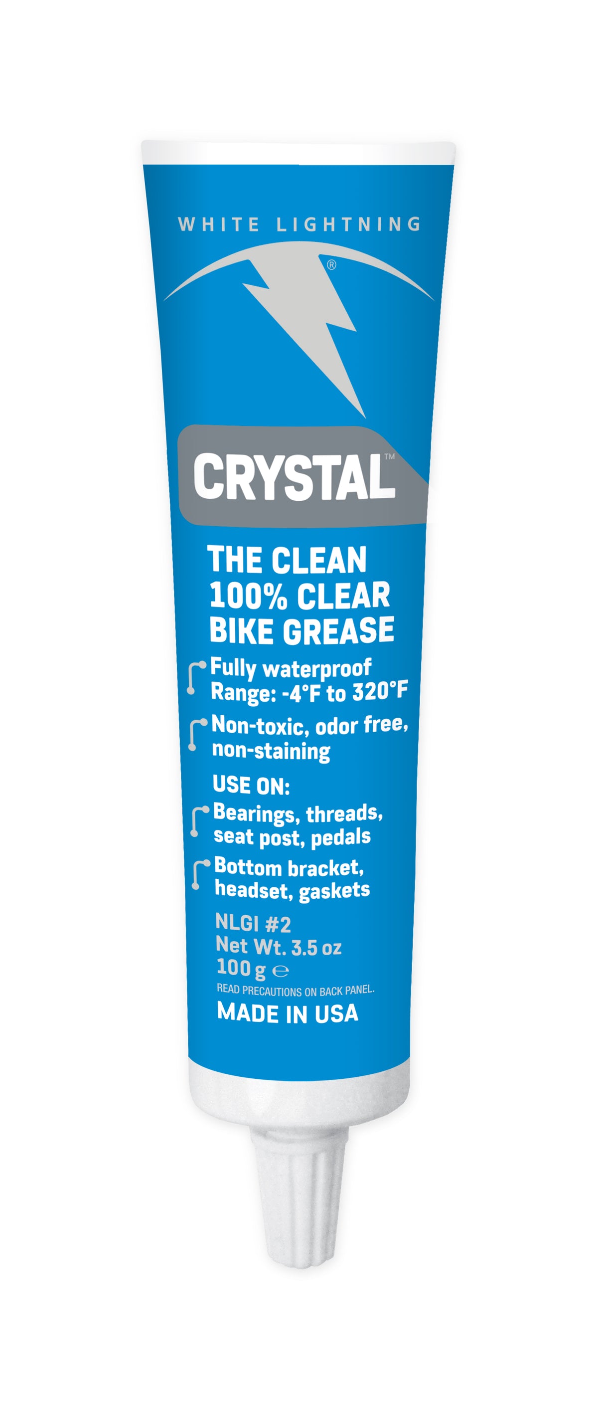 CRYSTAL CLEAR GREASE 3.5OZ/100G (CASE OF 12)