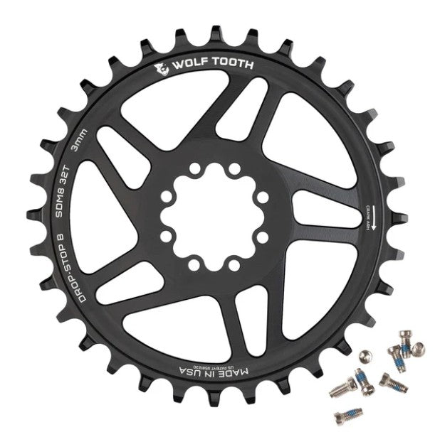 DM CR SRAM 8-BOLT DROP-STOP ST 3MM OFFSET