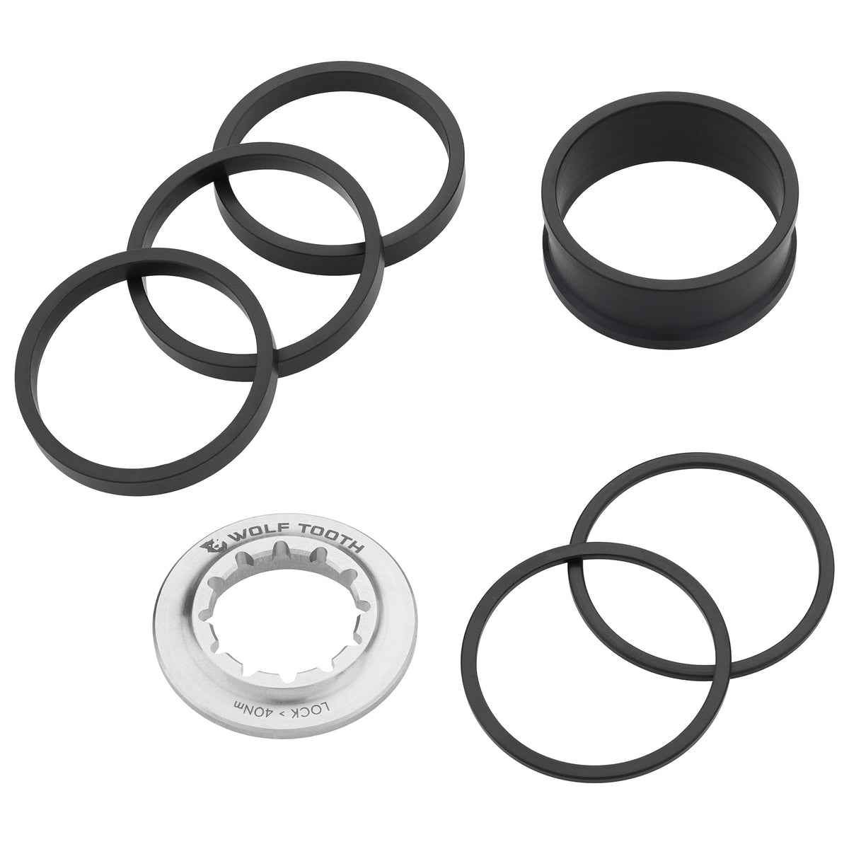 SINGLE SPEED SPACER KIT WITH LOCKRING