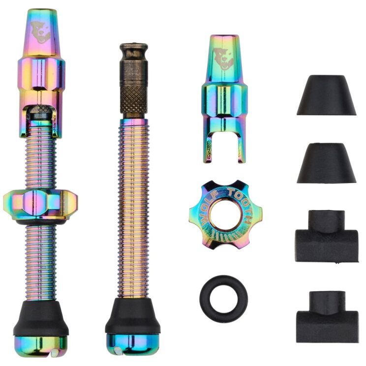 TUBELESS VALVE STEM KIT CLIK 44MM OIL SLICK