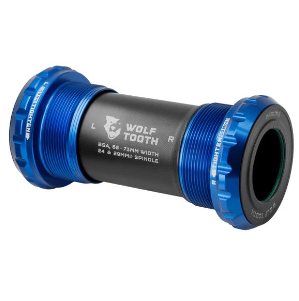 BSA BOTTOM BRACKET 24MM FOR SHIMANO BLUE