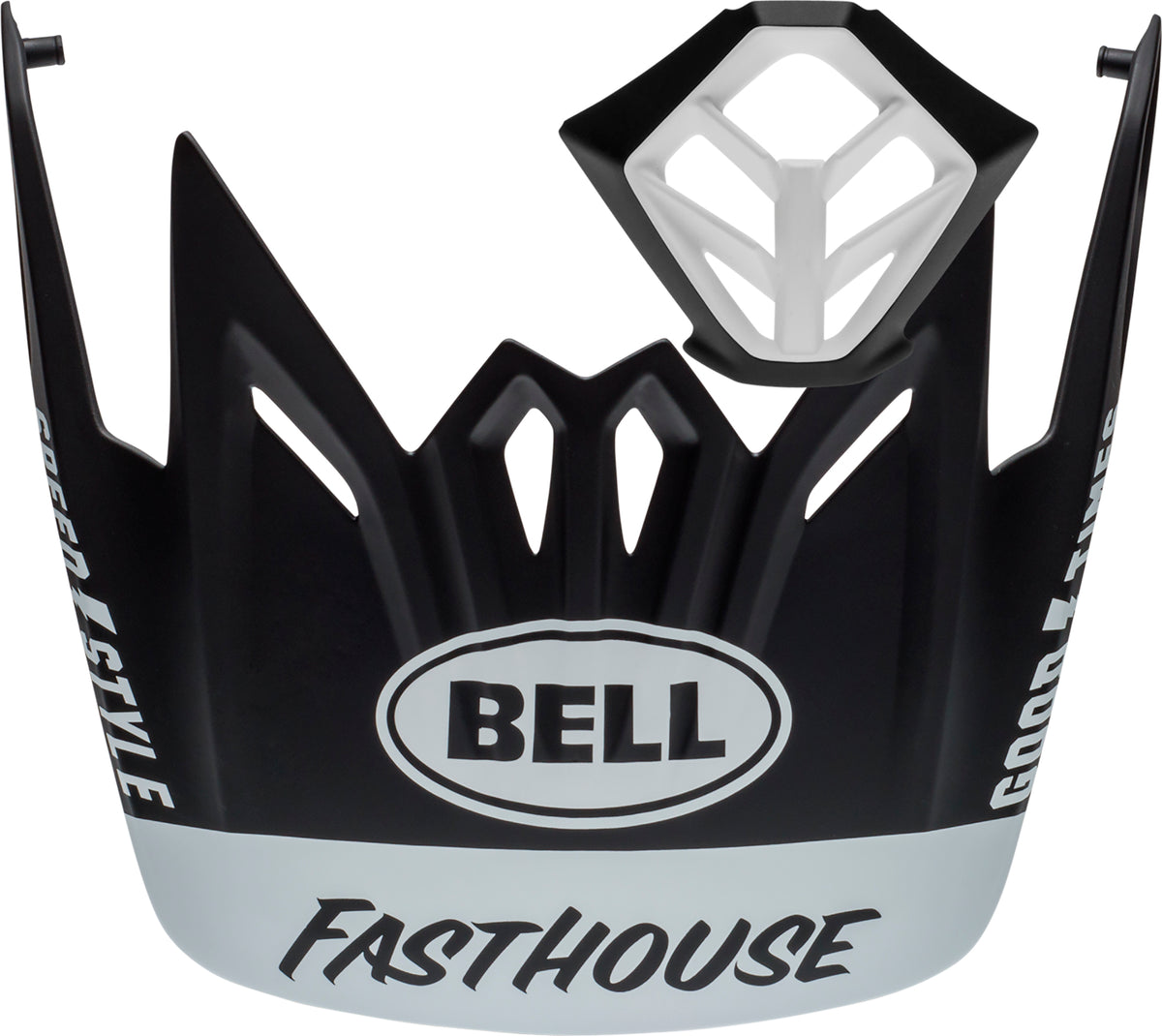 VISOR FULL-9 MAT BLK/WH FHOUSE