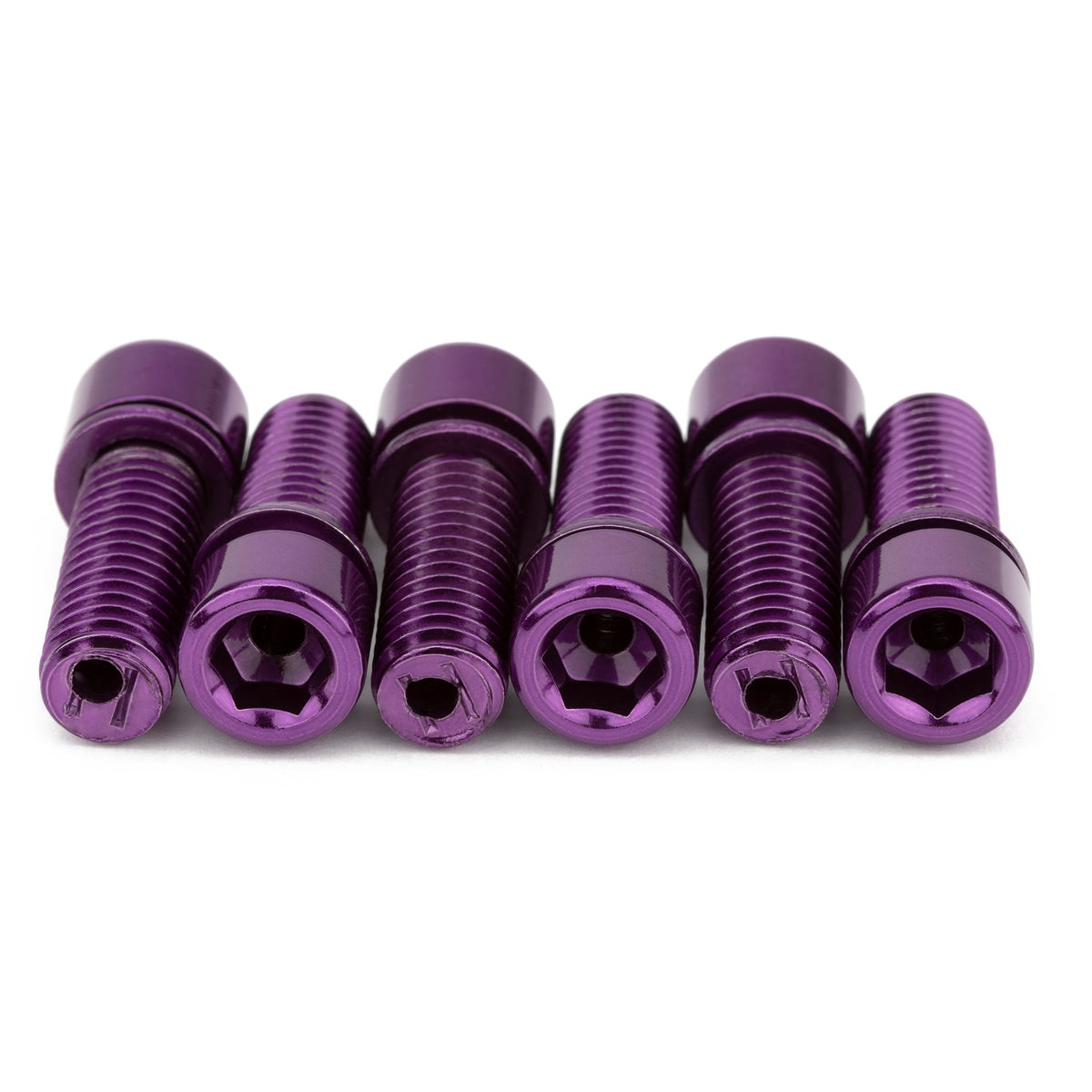 STEM BOLTS 23MM PURPLE HOLLOW