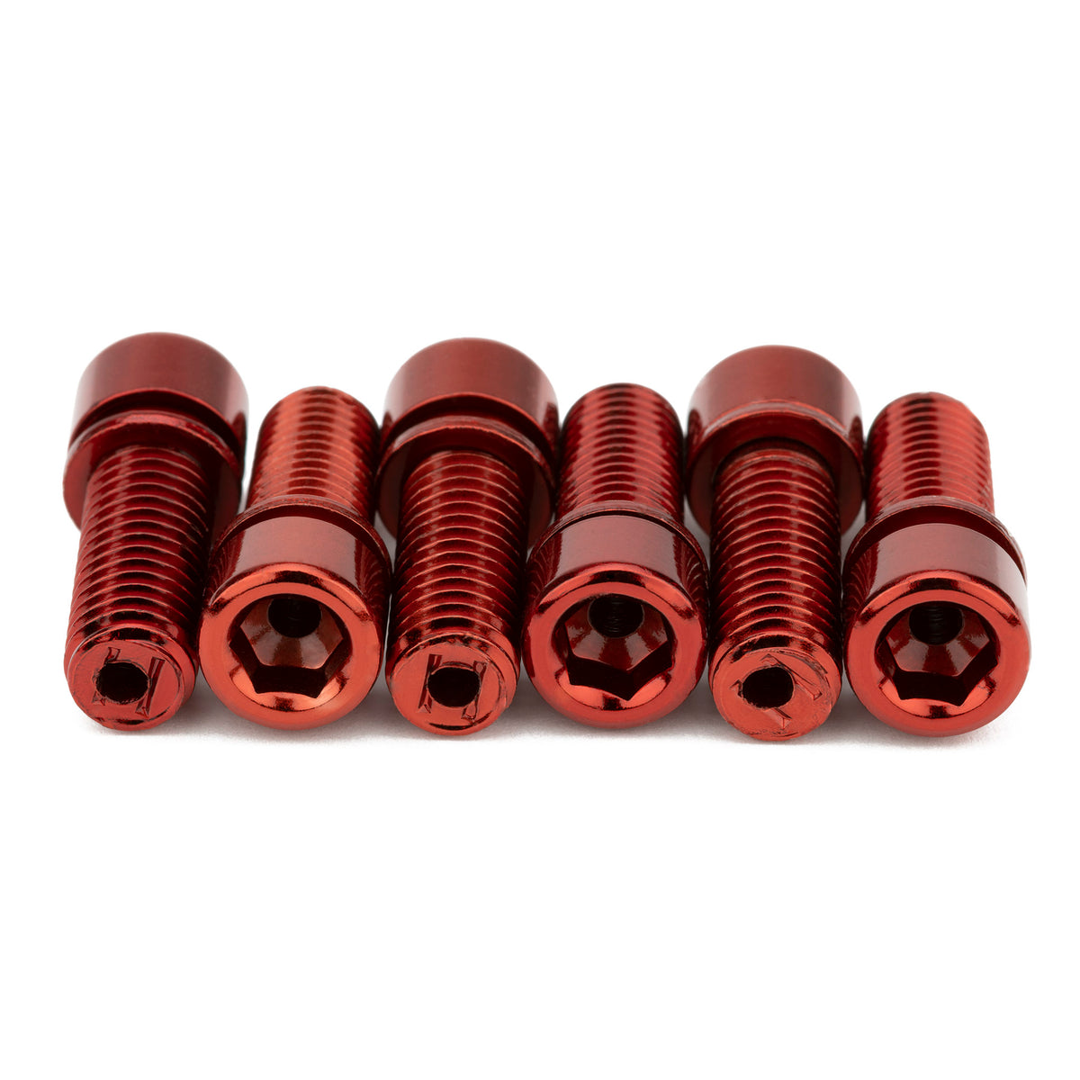 STEM BOLTS 23MM RED HOLLOW