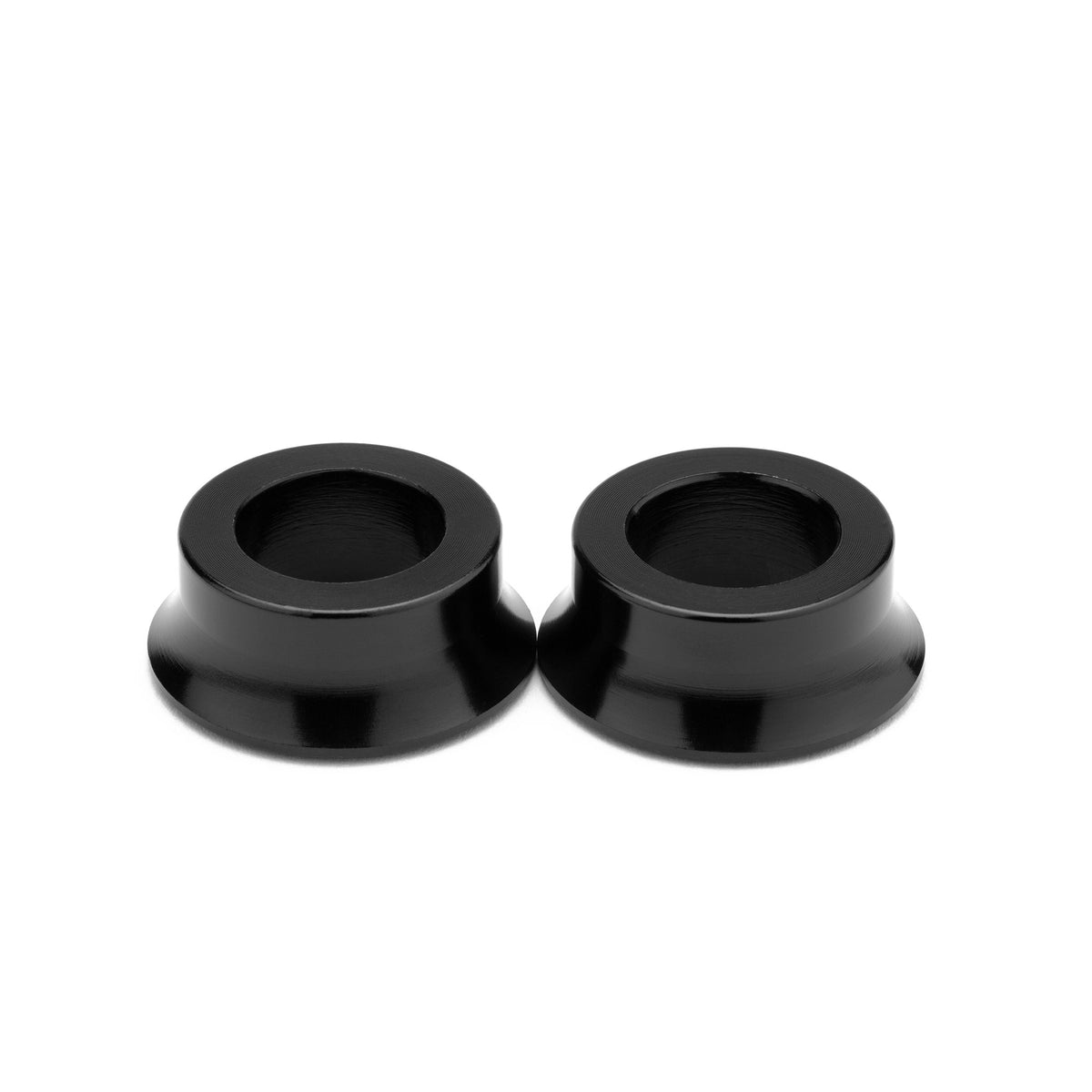 RADAR FRONT HUB - CONES (2) 15MM BLACK