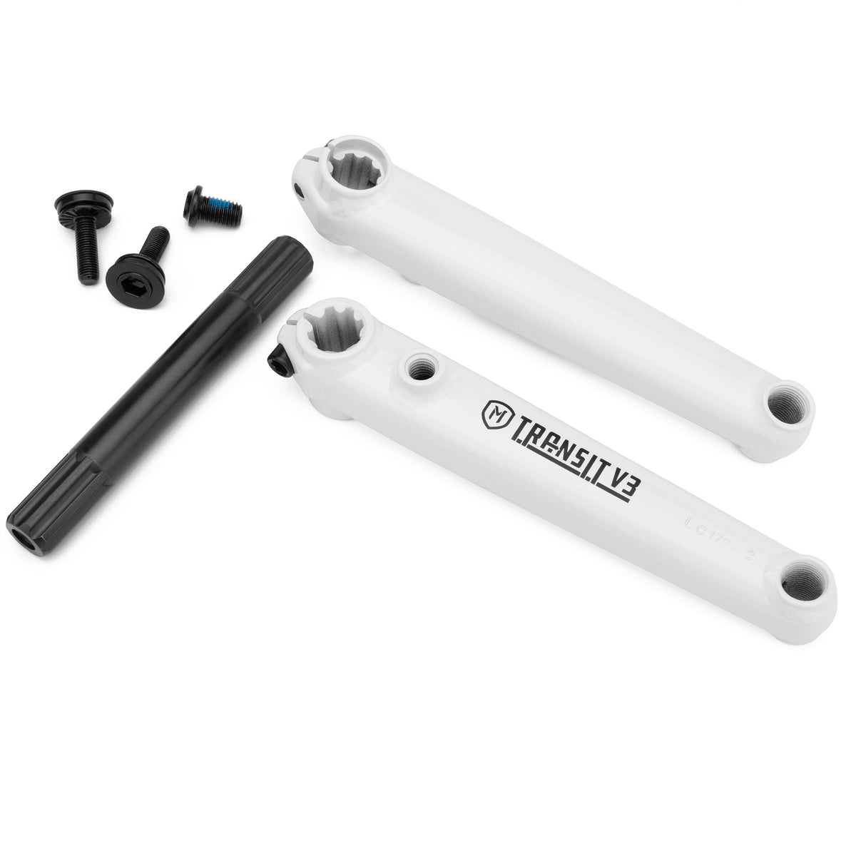 TRANSIT V3 CRANKS 170MM WHITE