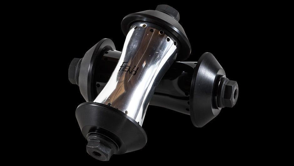 FIEND CAB FLANGELESS FRONT HUB PURPLE HAZE