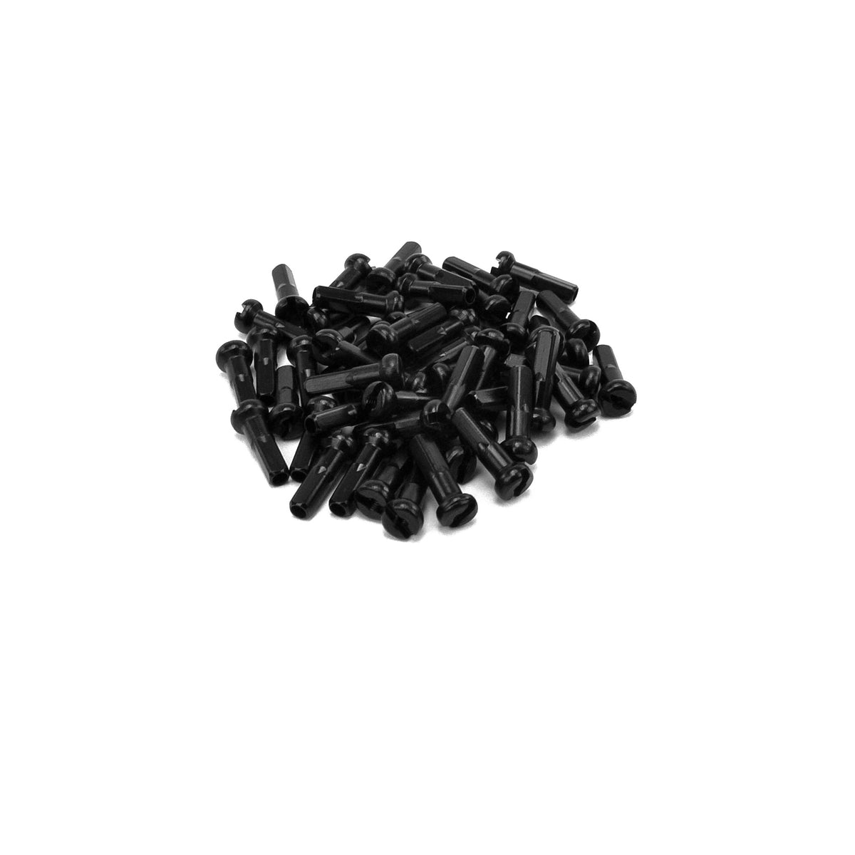 ALUMINUM NIPPLES 14G 40PC BLACK