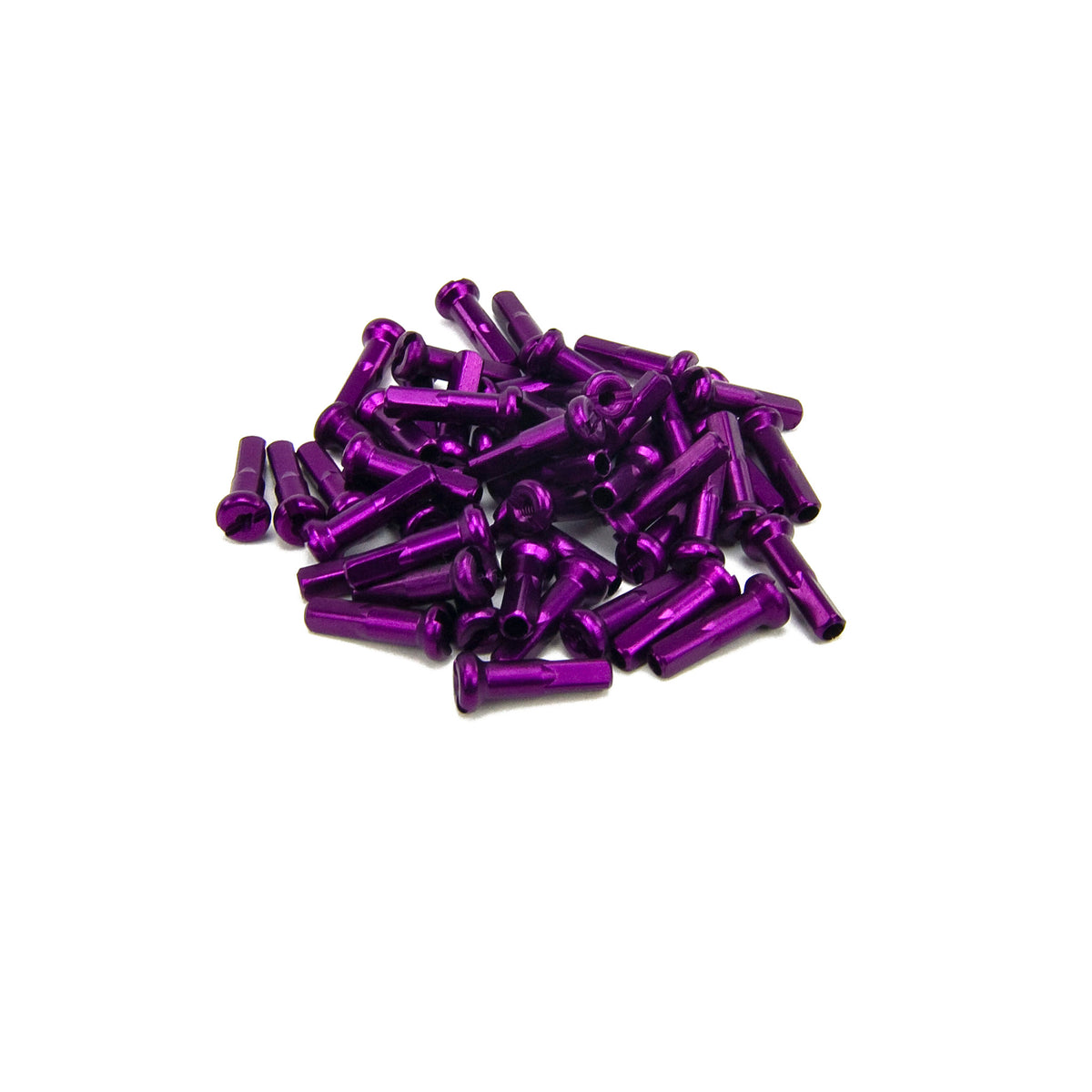 ALUMINUM NIPPLES 14G 40PC PURPLE