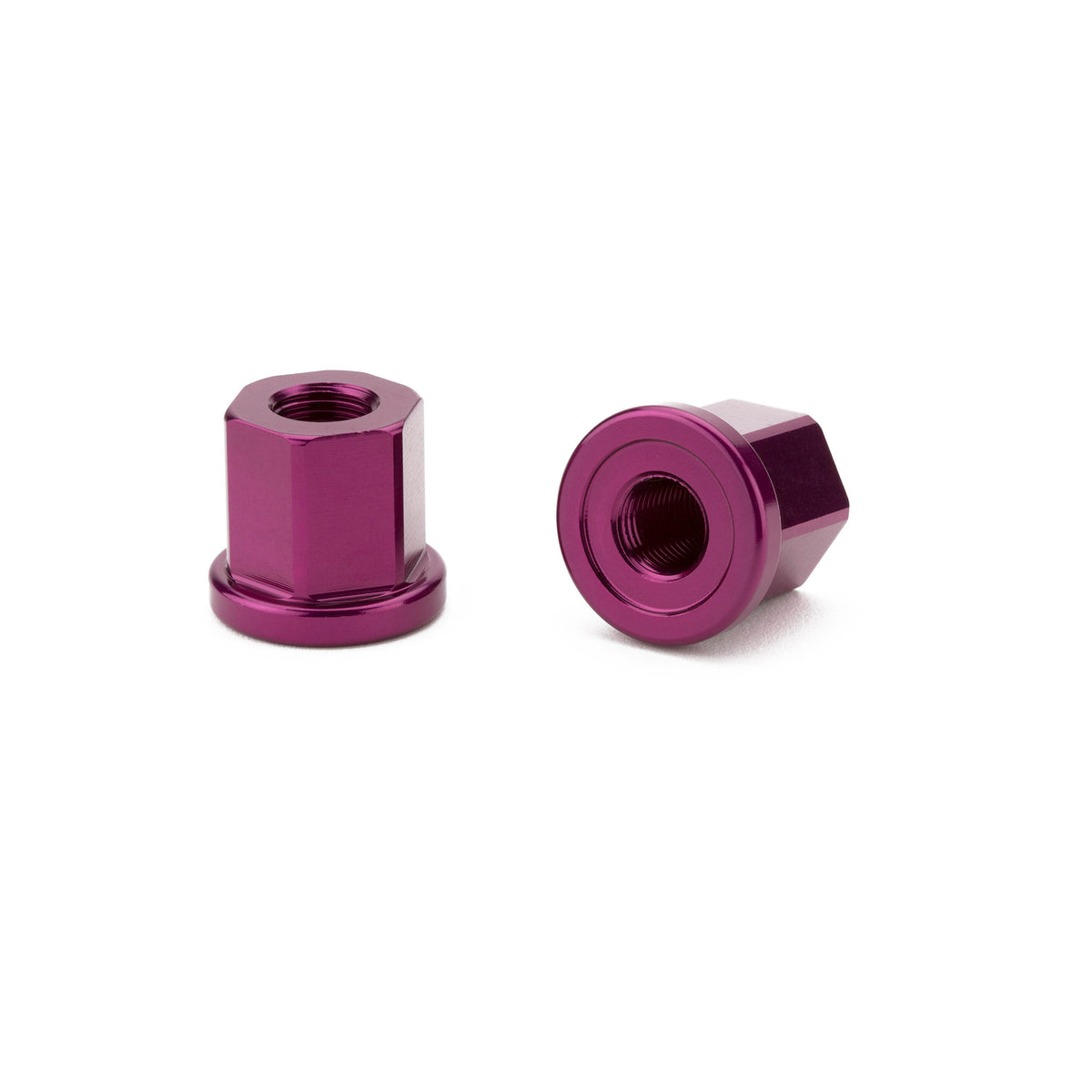 ALLOY AXLE NUTS 3/8IN PURPLE