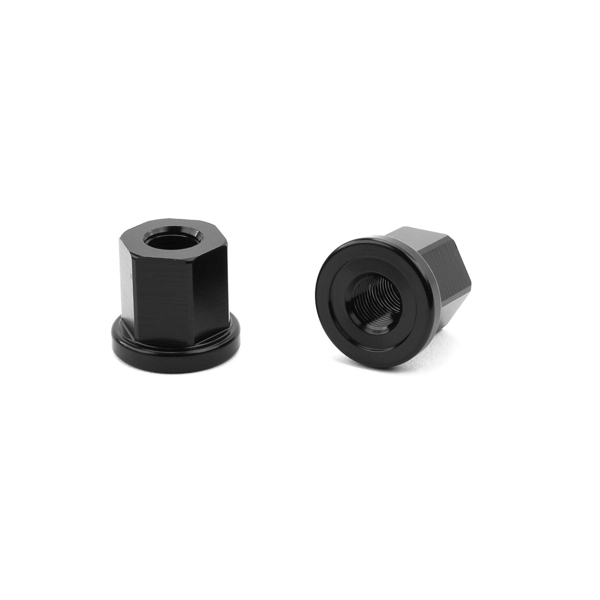 ALLOY AXLE NUTS 3/8IN BLACK