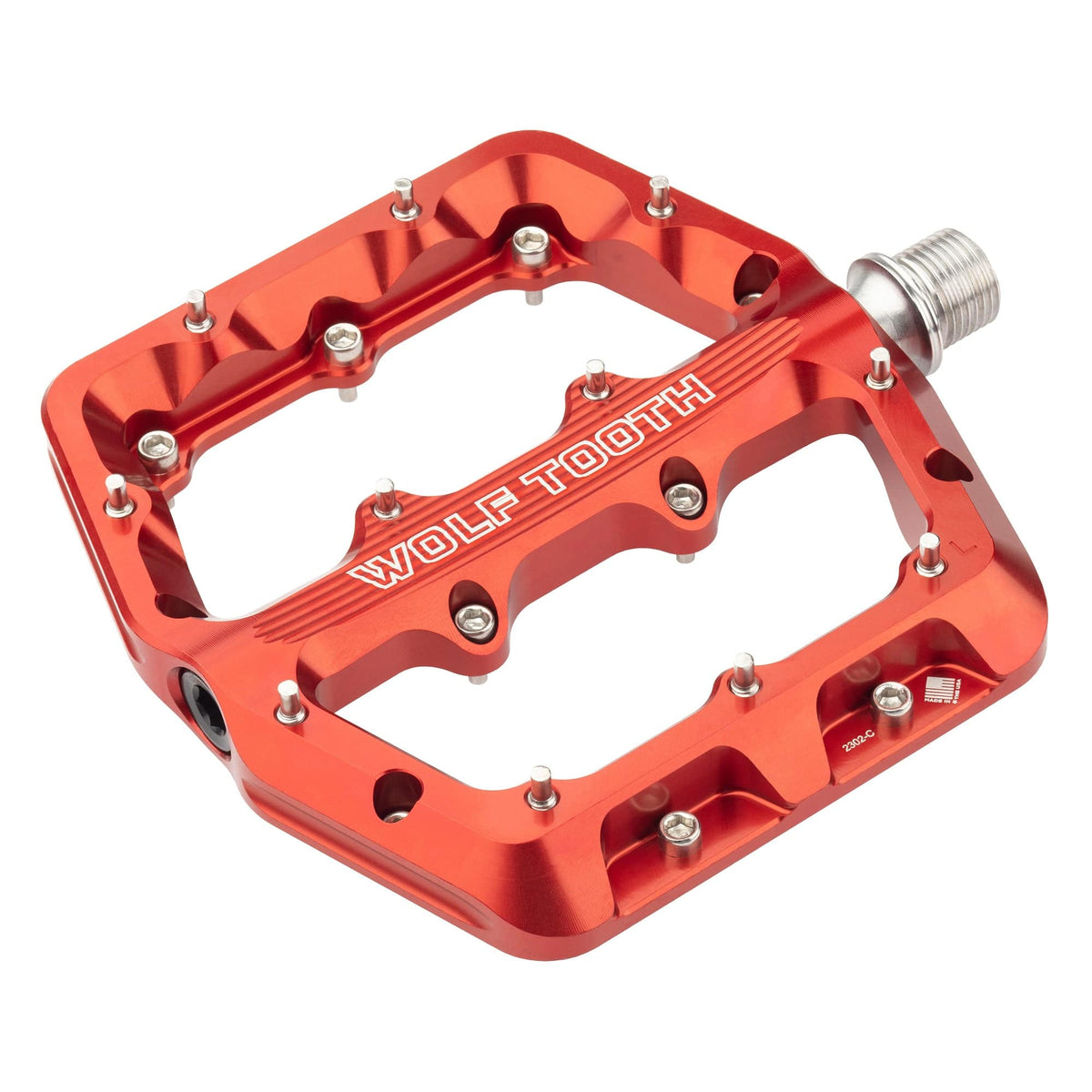 WOLF TOOTH WAVEFORM PEDAL LARGE RED