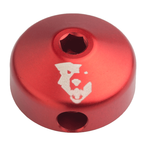 LOW-PROFILE SHOCK REBOUND KNOB