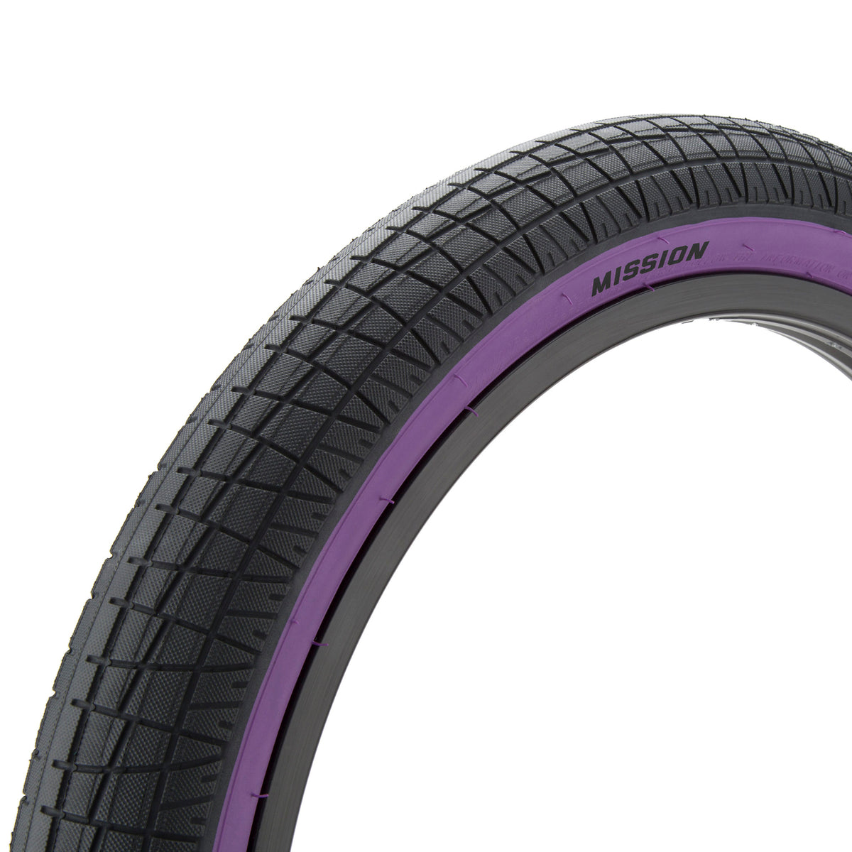 FLEET TIRE 20X2.4IN PURPLE WALL