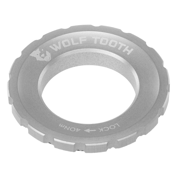 CENTERLOCK ROTOR LOCKRING RAW SILVER