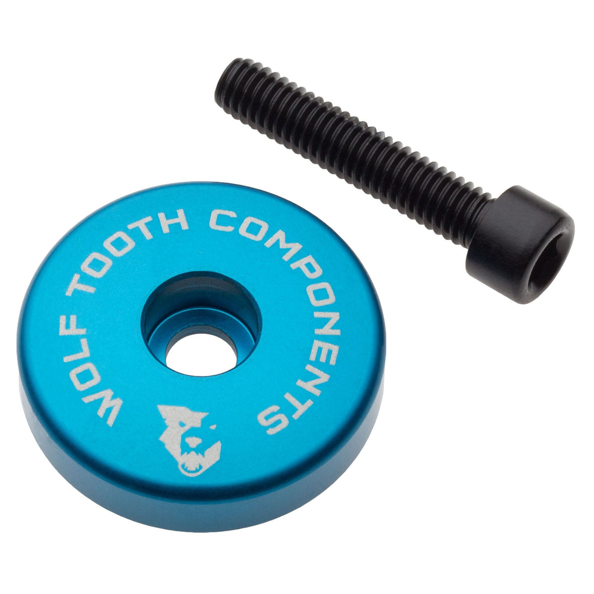 BLUE STEM CAP WITH 5MM SPACER