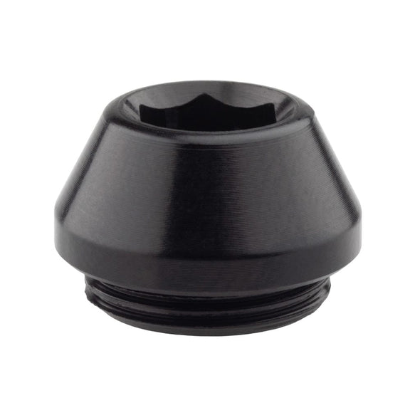 12MM REAR THRU AXLE BUTTON SLIDER BLACK