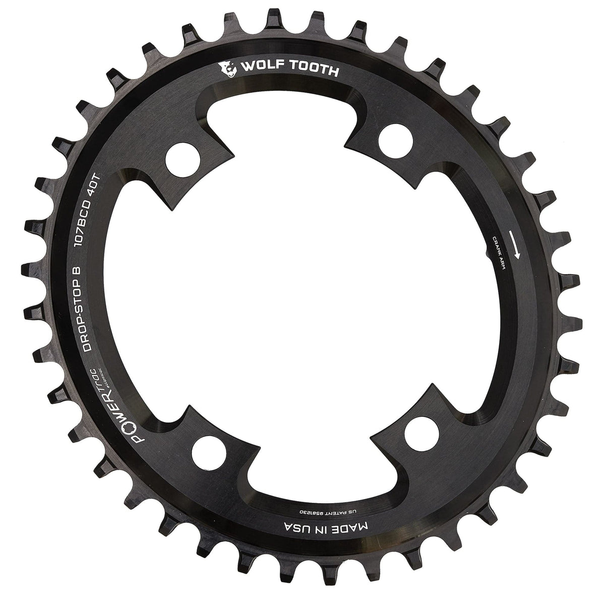 OVAL 107 BCD CHAINRING FOR SRAM 38T