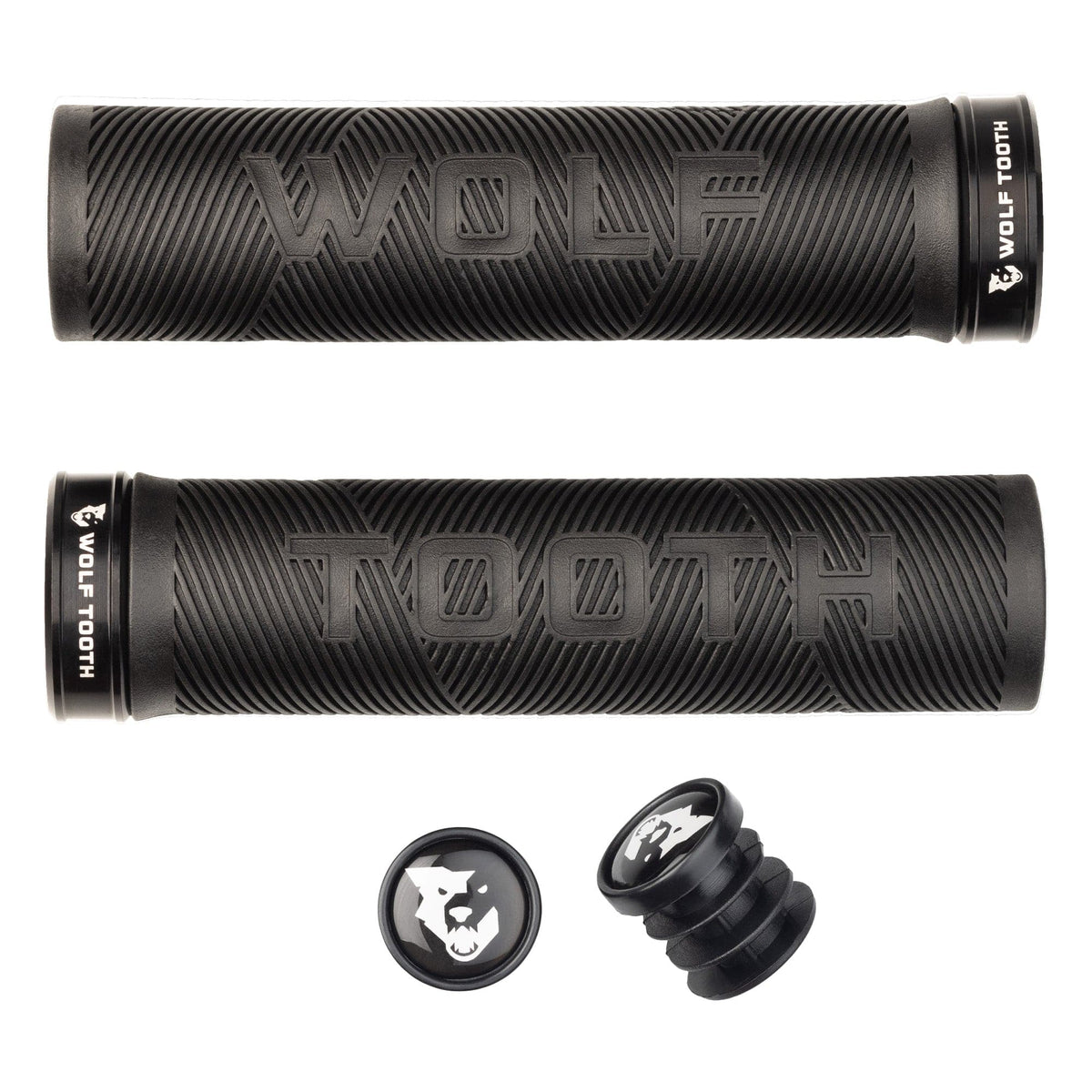 LOCK-ON ECHO GRIP - BLACK GRIP WITH BLACK COLLAR