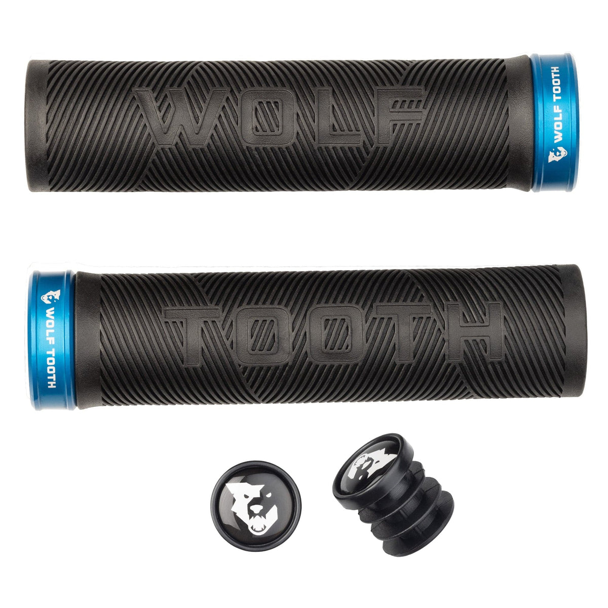 LOCK-ON ECHO GRIP - BLACK GRIP WITH BLUE COLLAR