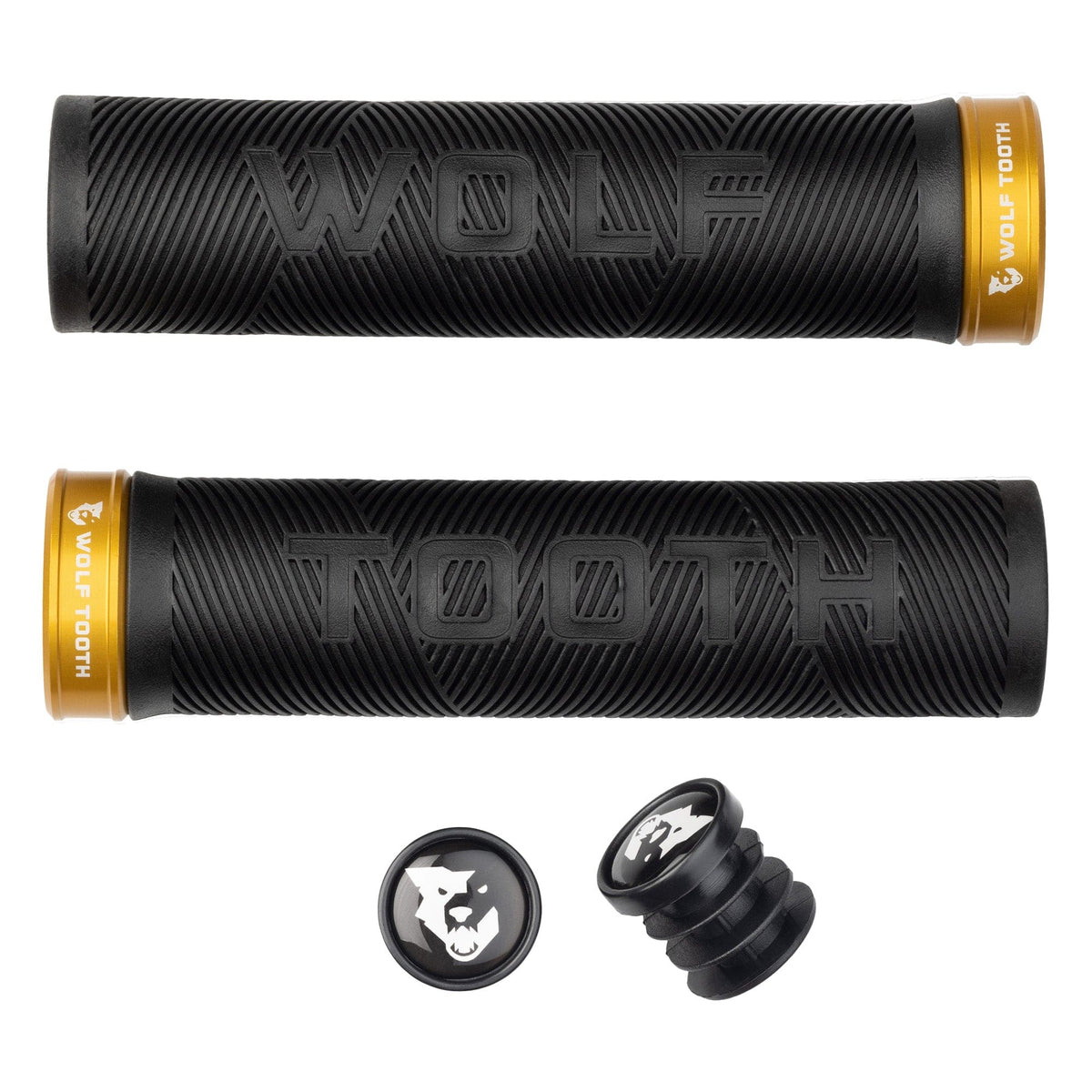 LOCK-ON ECHO GRIP - BLACK GRIP WITH GOLD COLLAR